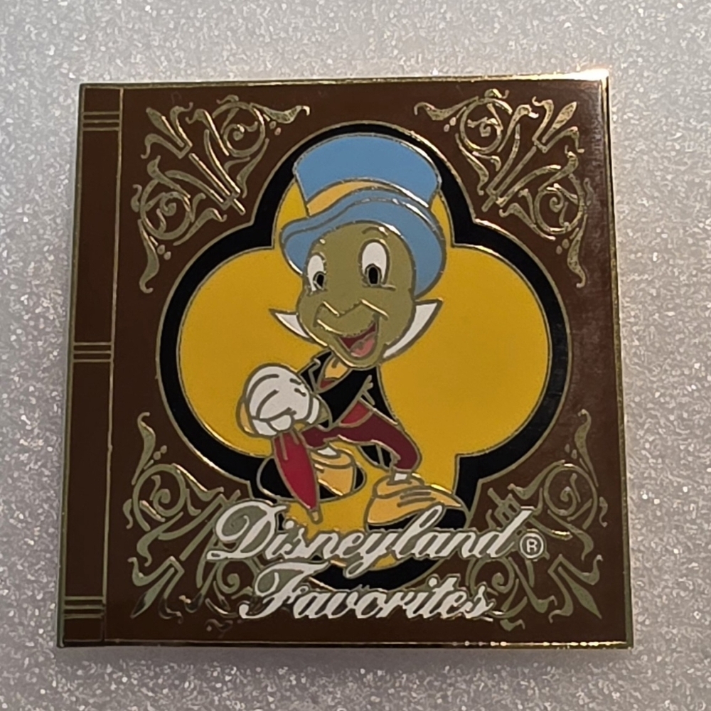 Disney Jiminy Cricket Pin with Yellow and Blue Accents